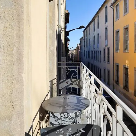 N1 Des Etudes Cosy Duplex Netflix Balcon Conciergeriedamecarcas Lejlighed *